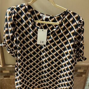 DR2 by Daniel Rainn Puff Sleeve Top